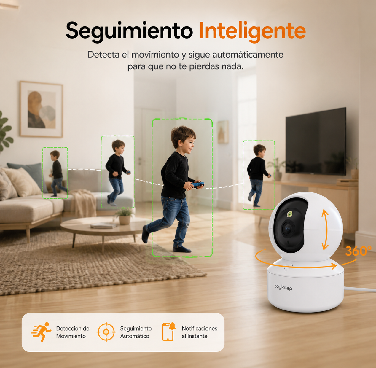 Cámara WiFi 360º 2K