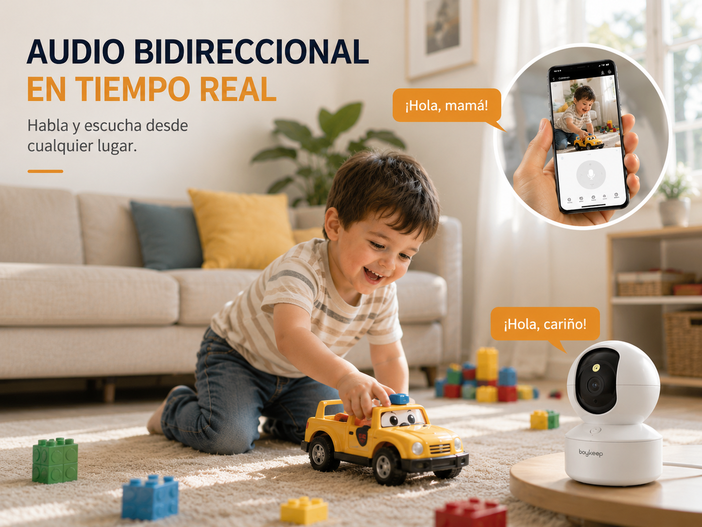 Cámara WiFi 360º 2K