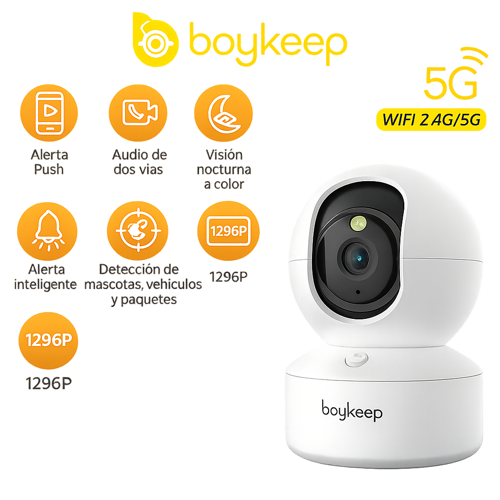 Cámara WiFi 360º 2K