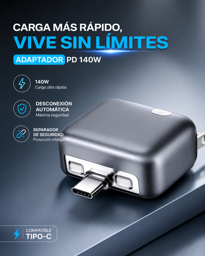 Adaptador Tipo-C de Carga Inteligente con Desconexión Automática